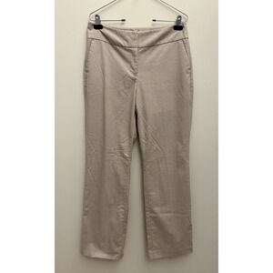 Ann Taylor Womens Pants Tan Size 8 Bootcut Factory Career Polyester Blend